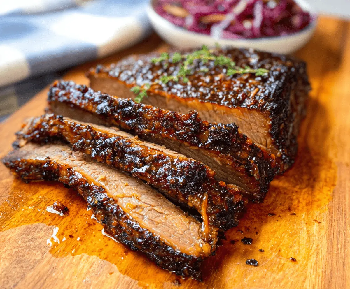 Easy Oven Roasted Brisket Recipe