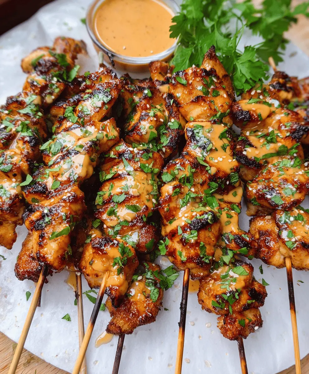 Easy Bang Bang Chicken Skewers Recipe