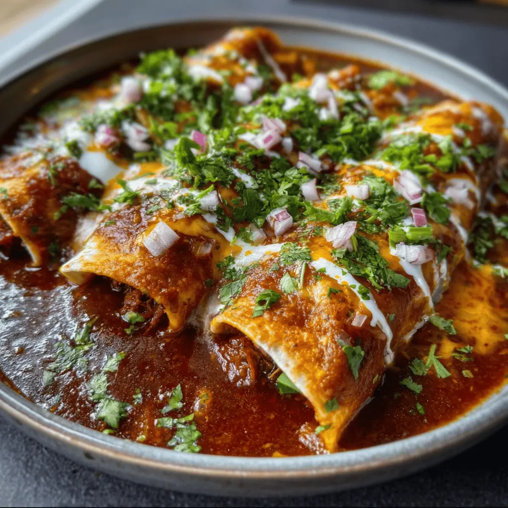 Easy Cheesy Birria Enchiladas Recipe