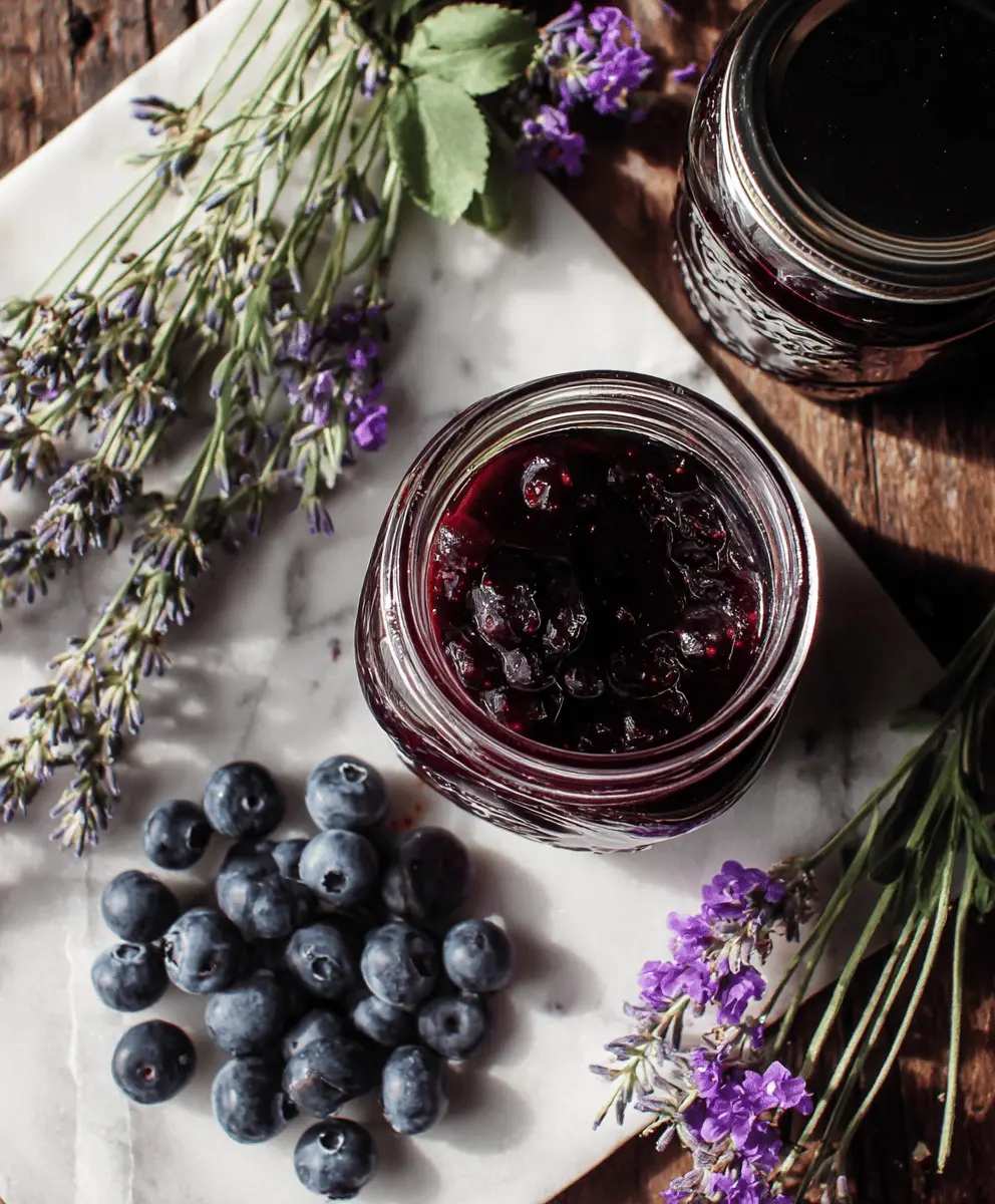 Easy Blueberry Lavender Jam Recipe