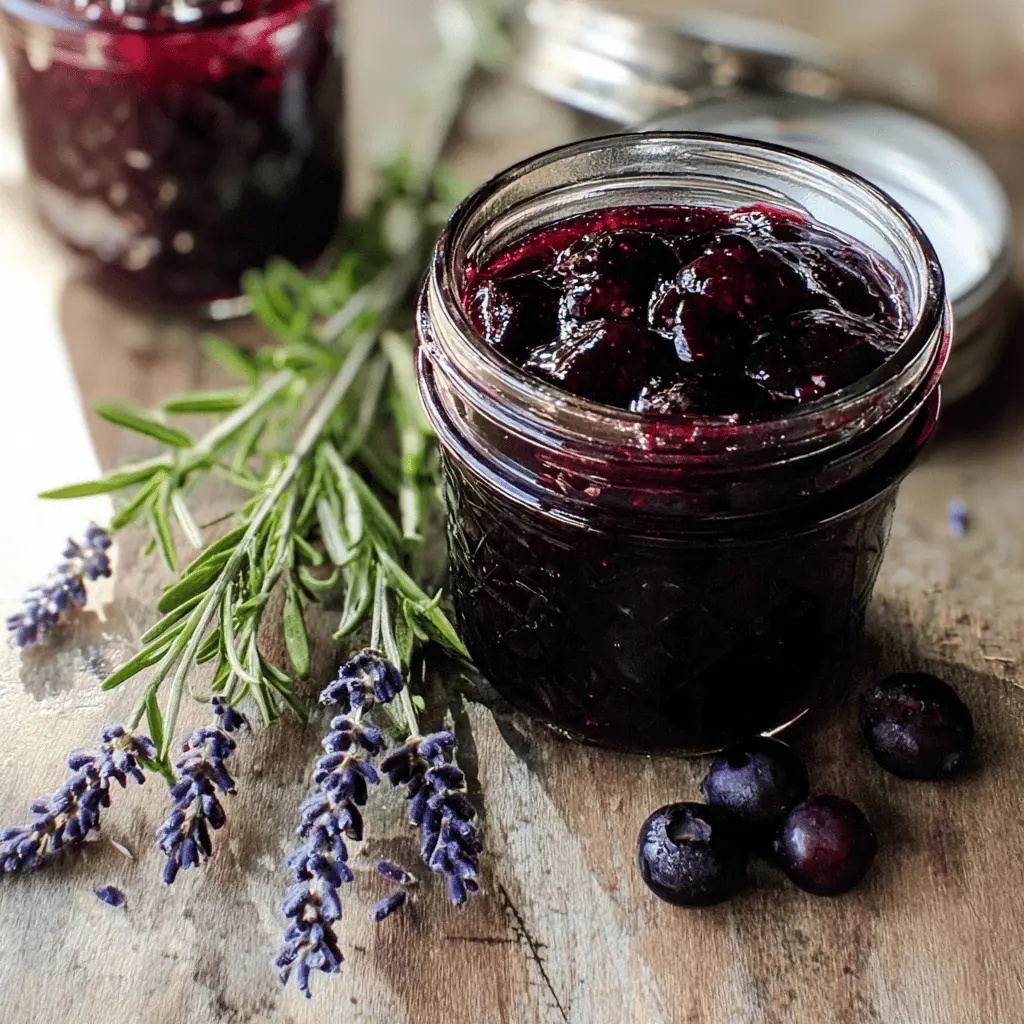 Easy Blueberry Lavender Jam Recipe
