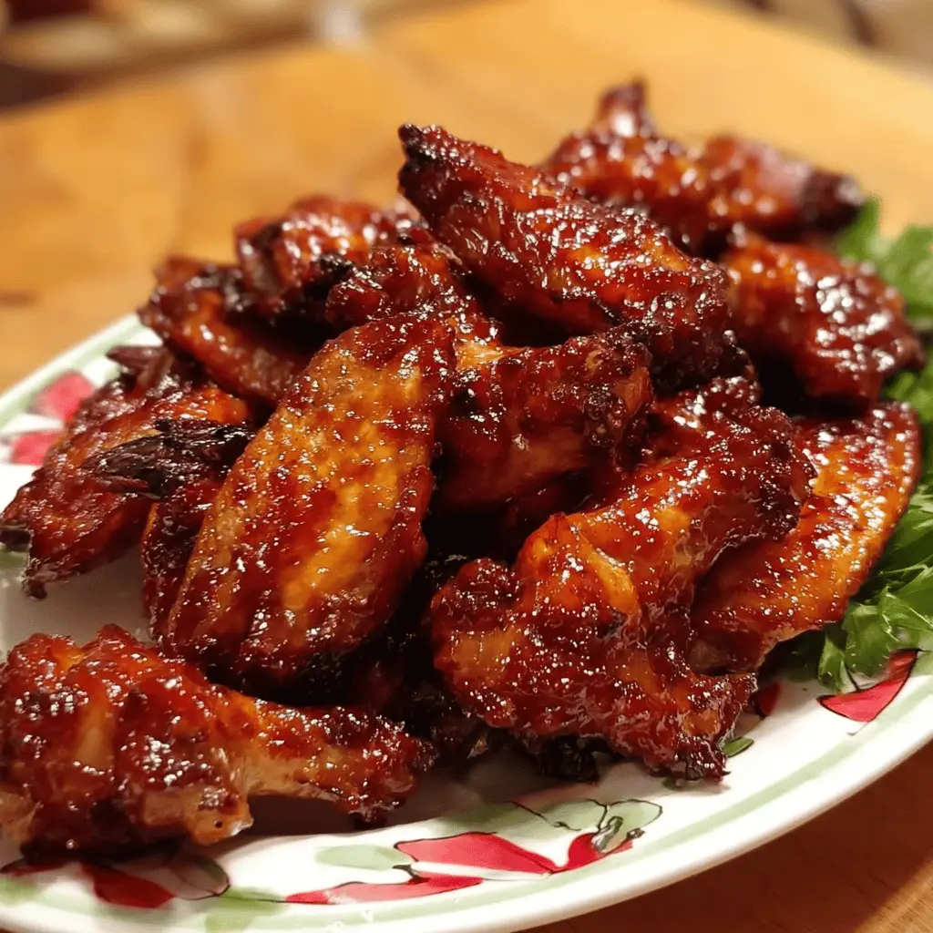 Easy Honey Barbecue Chicken Wings Recipe