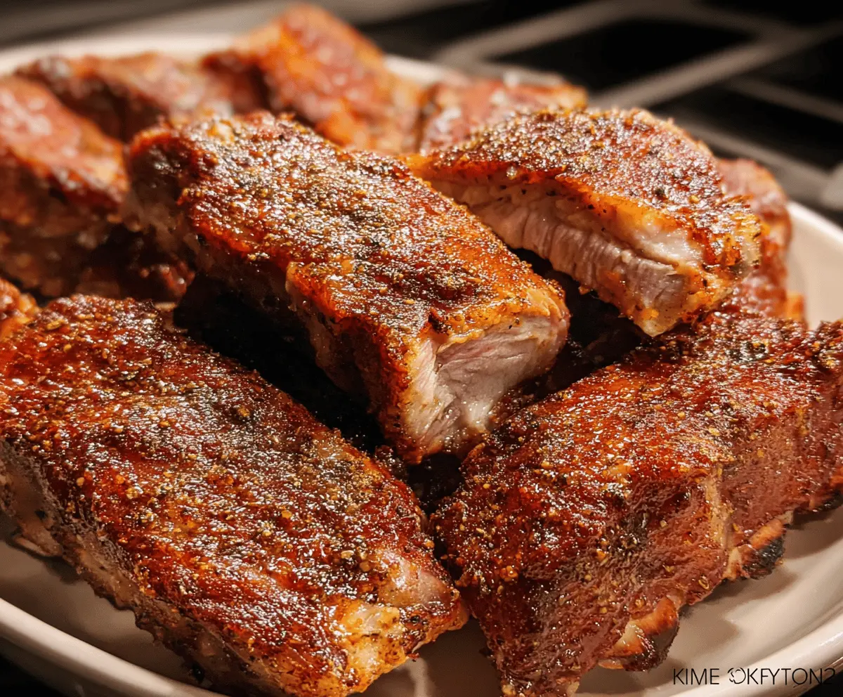 Easy Oven-Baked BBQ Boneless Pork Ribs