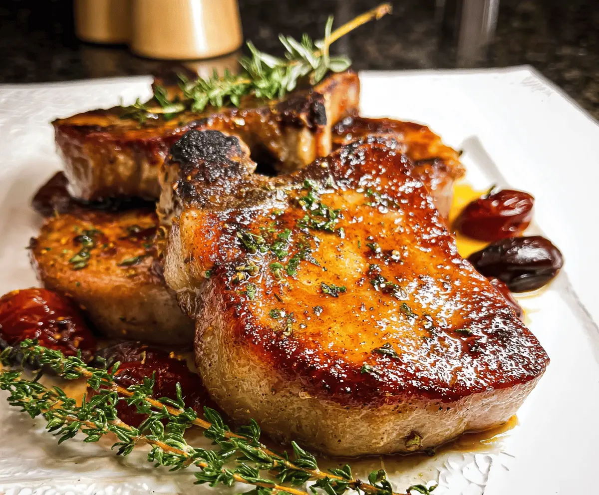 Easy Pan Seared Brined Pork Chops Recipe