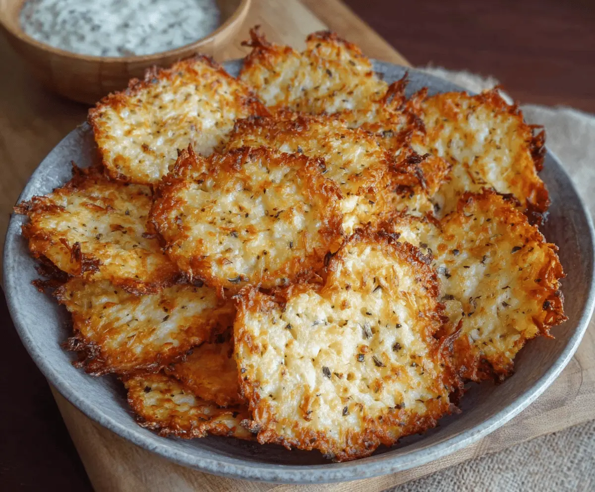 Easy Crispy Cottage Cheese Chips Recipe