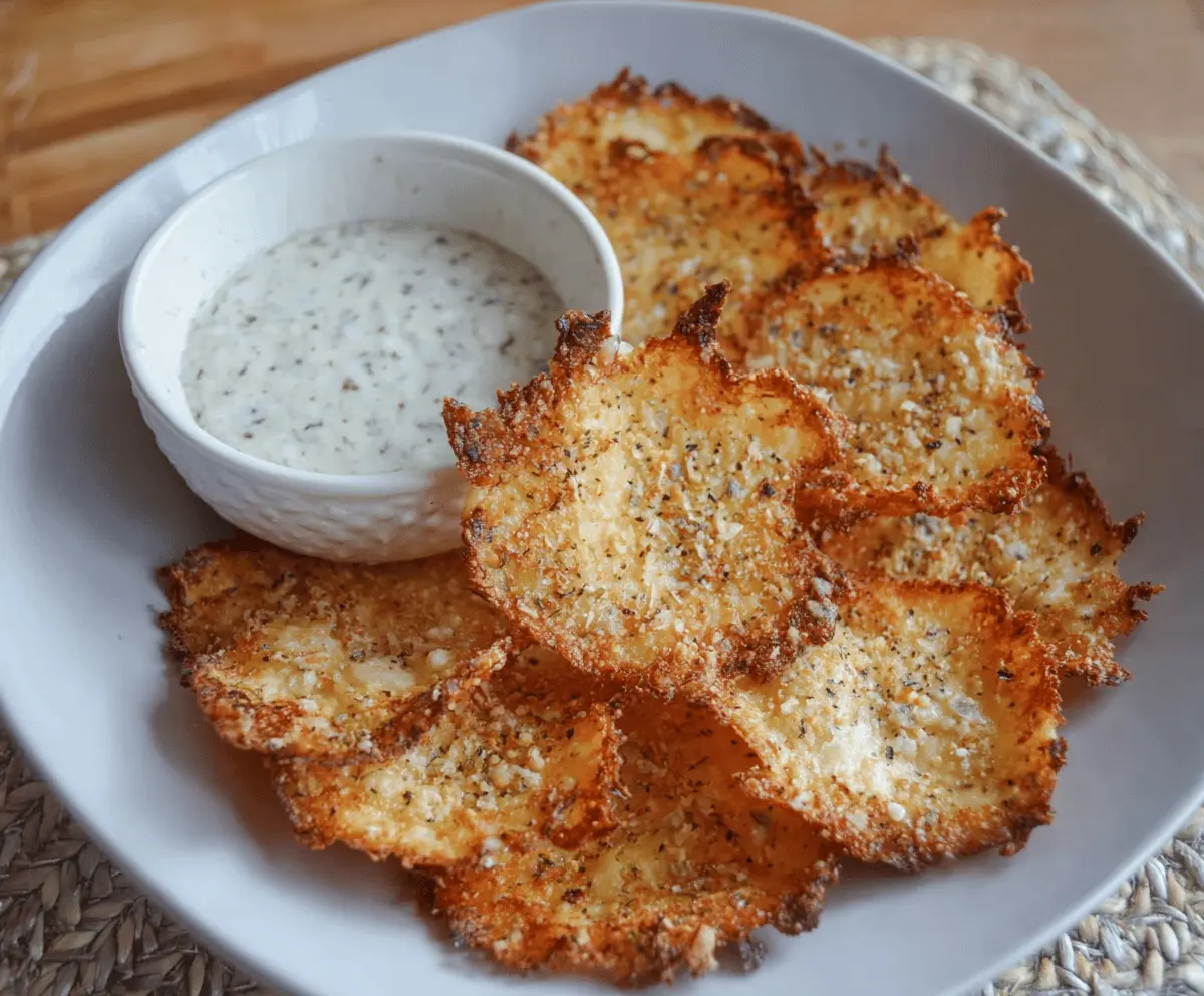 Easy Crispy Cottage Cheese Chips Recipe