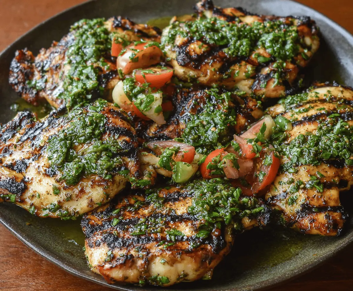 Easy Grilled Chimichurri Chicken Recipe
