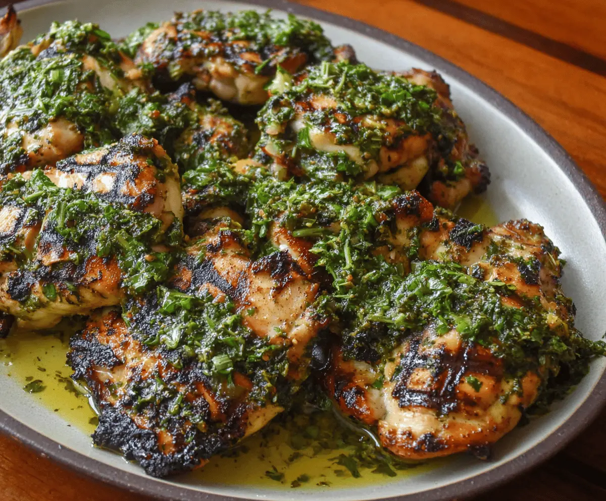 Easy Grilled Chimichurri Chicken Recipe