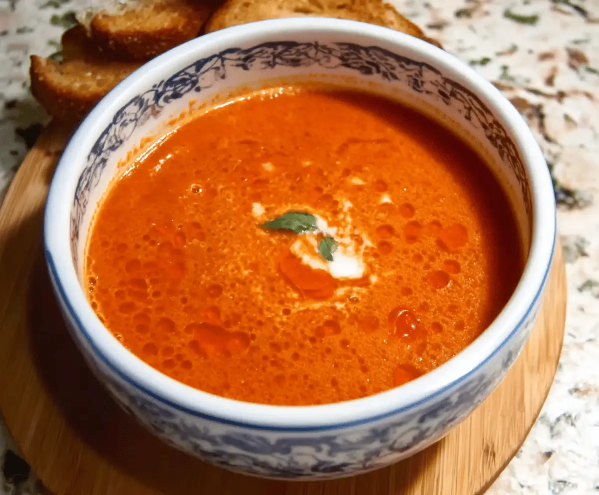 Grandma’s Classic Homemade Tomato Soup Recipe