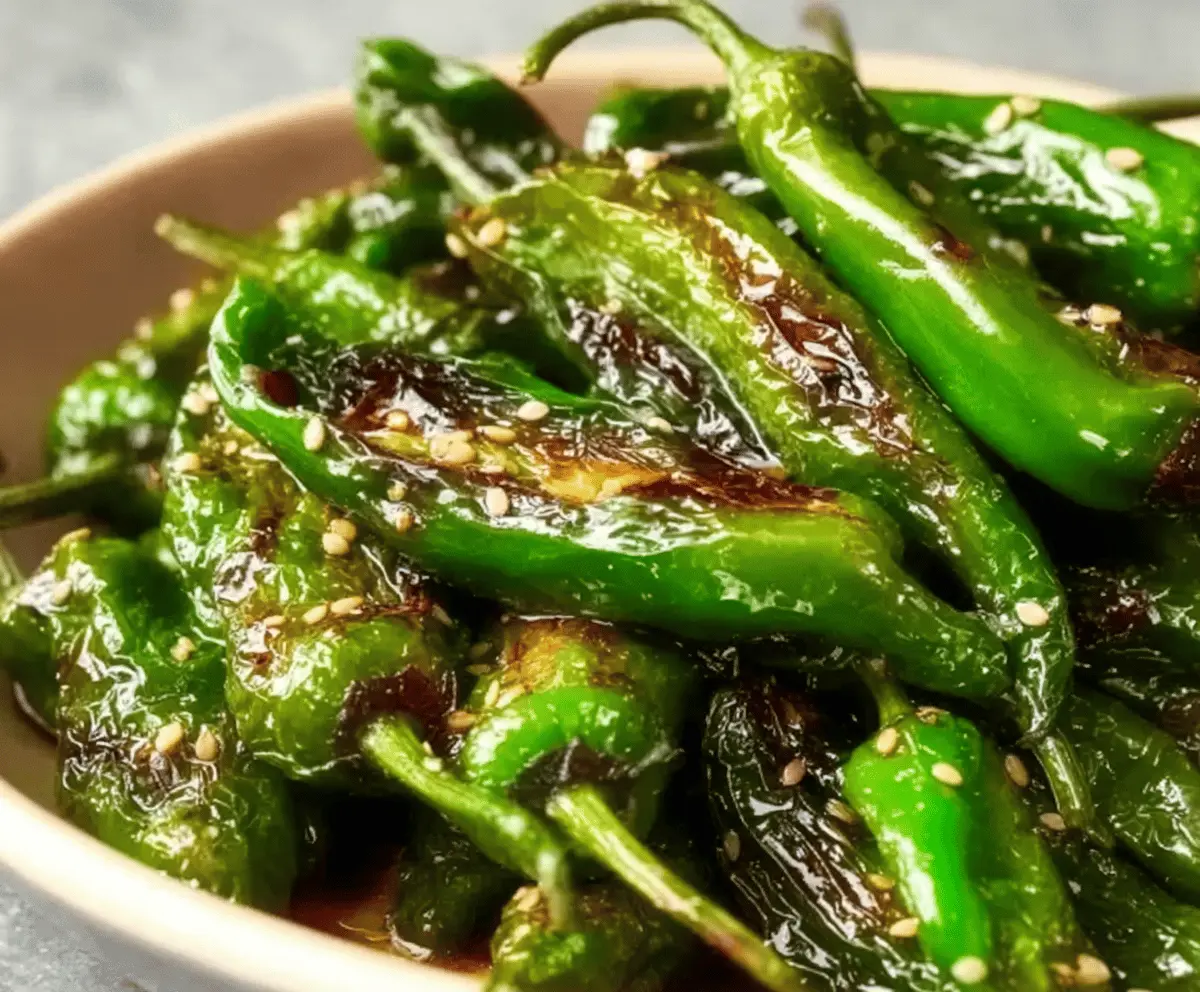 Easy Nobu Shishito Peppers Recipe With Garlic Soy Sauce