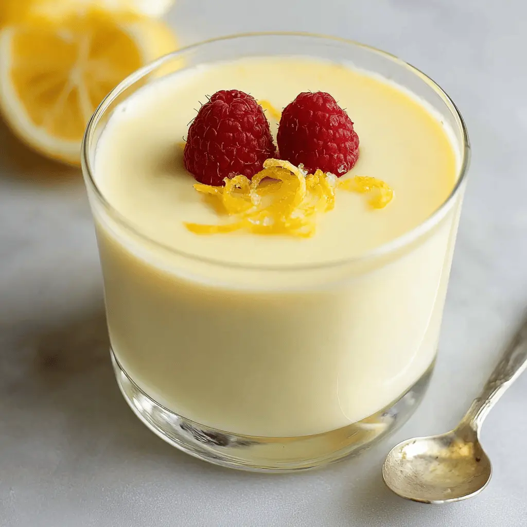 Easy Creamy Lemon Posset Dessert Recipe