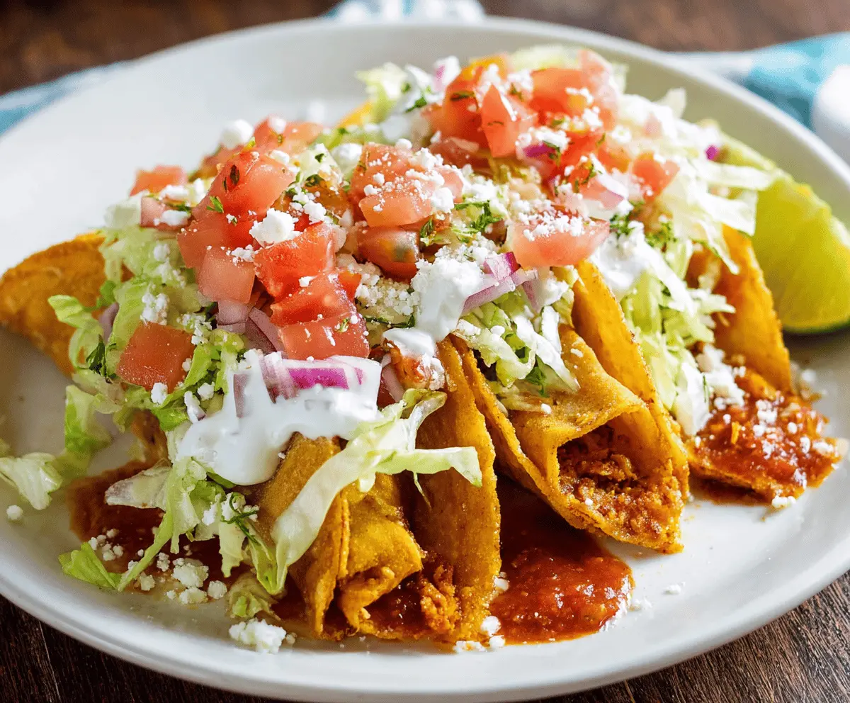 Crispy Tacos Dorados Recipe for Easy Dinner