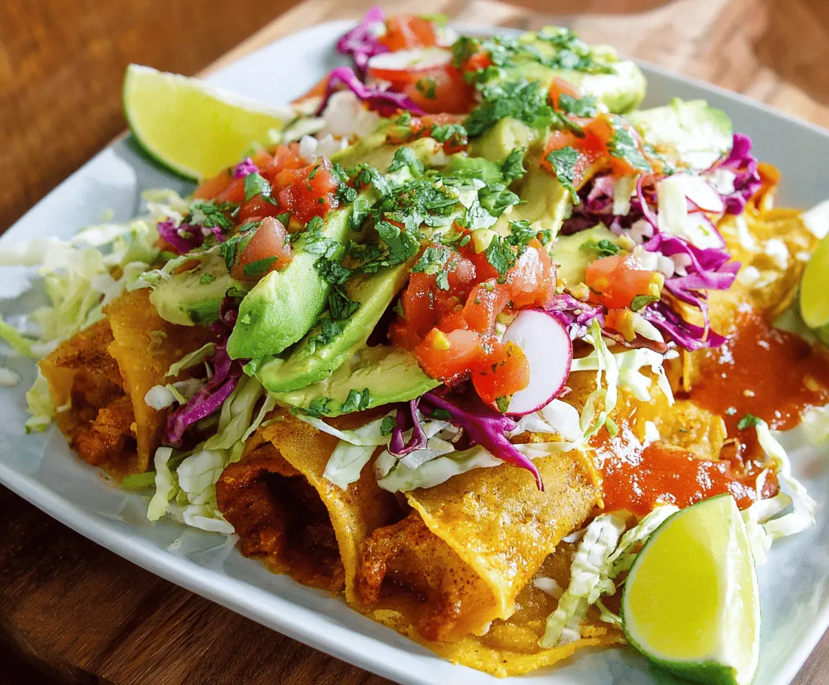 Crispy Tacos Dorados Recipe for Easy Dinner