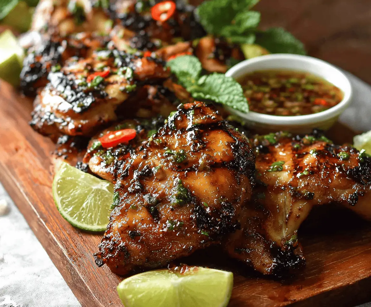 Easy Grilled Thai Chicken Recipe (Gai Yang)
