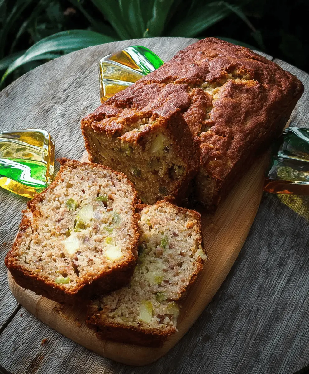 Moist Pineapple Zucchini Bread Recipe