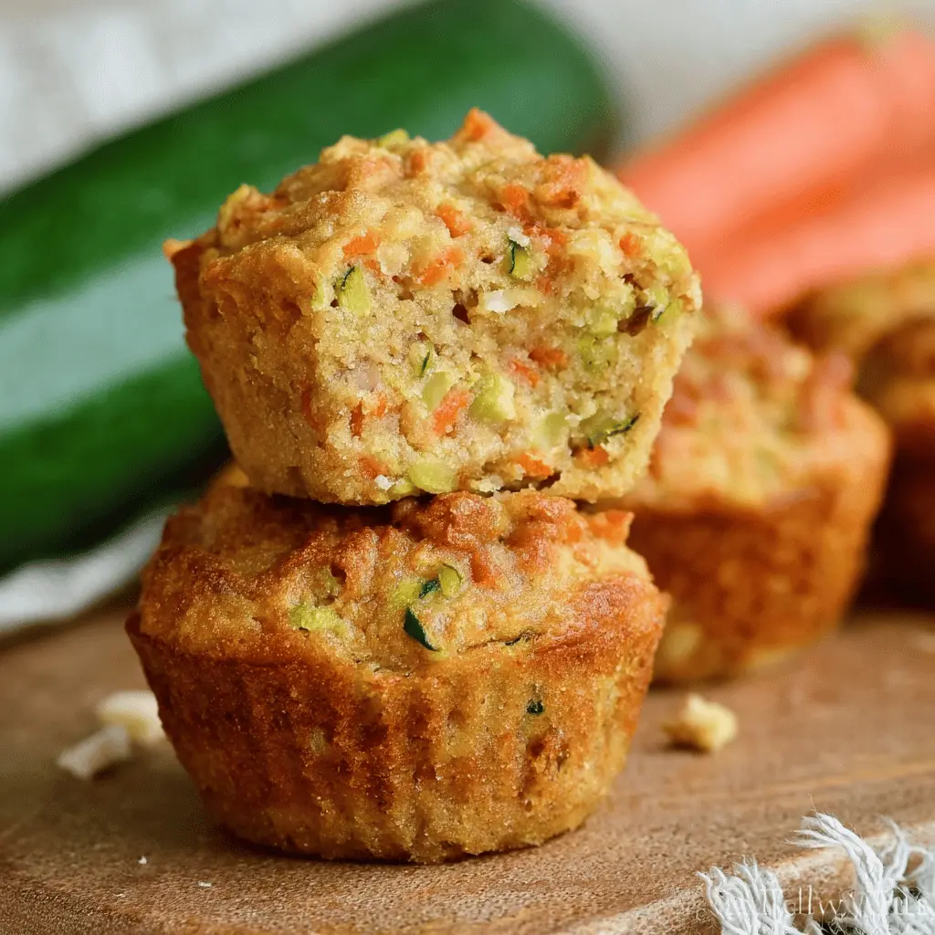 Healthy Zucchini Carrot Muffins Recipe