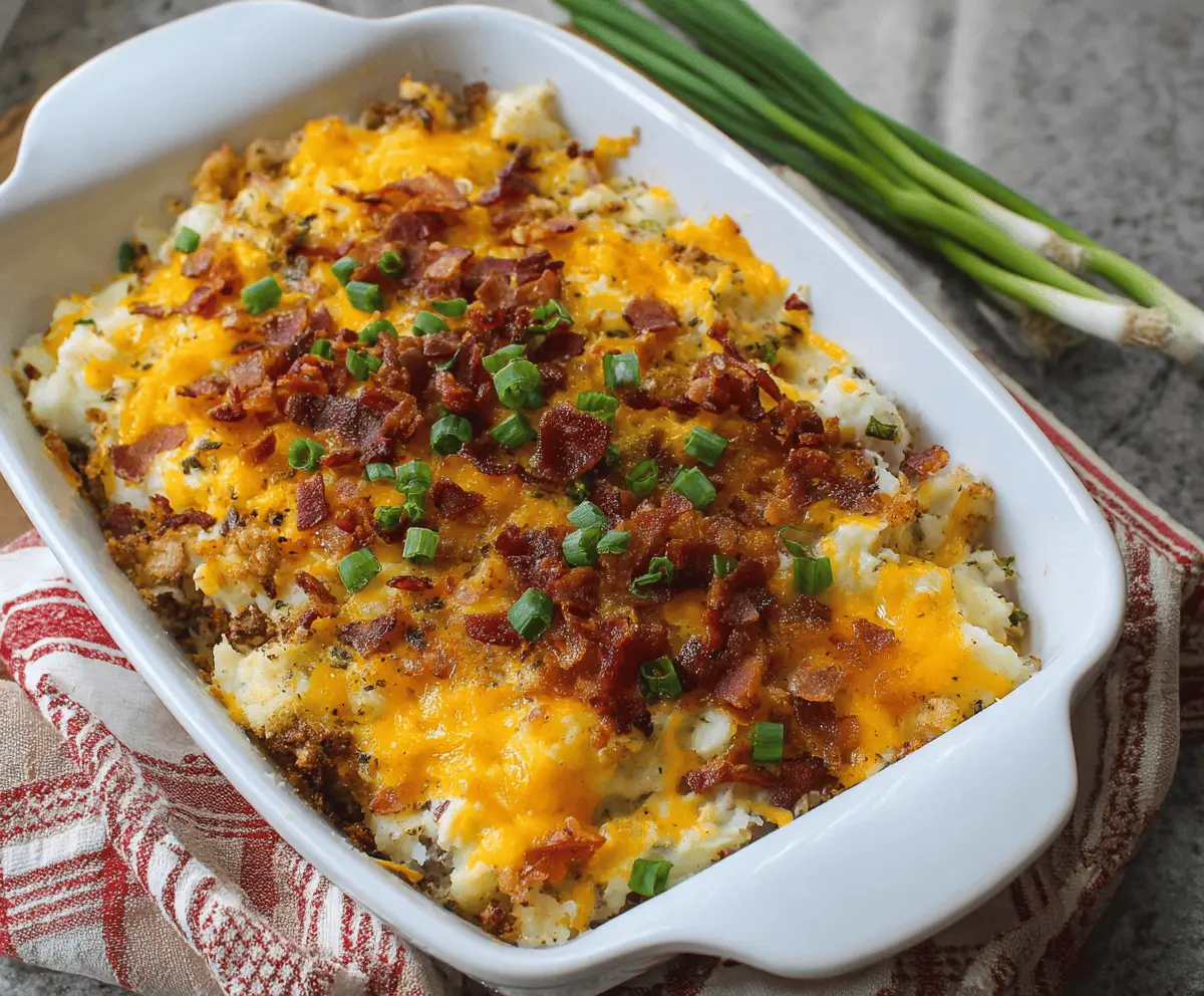 Easy Twice Baked Potato Casserole Recipe
