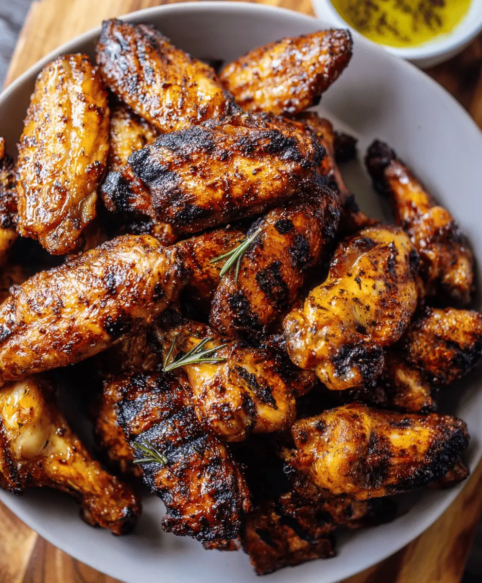 Easy Grilled Chicken Wings Recipe for Summer