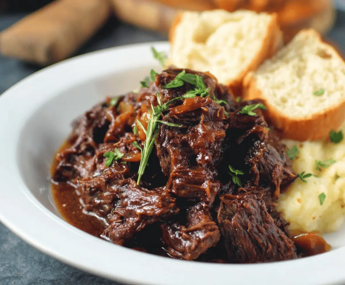 Slow Cooker Beef Manhattan Recipe for Easy Dinners