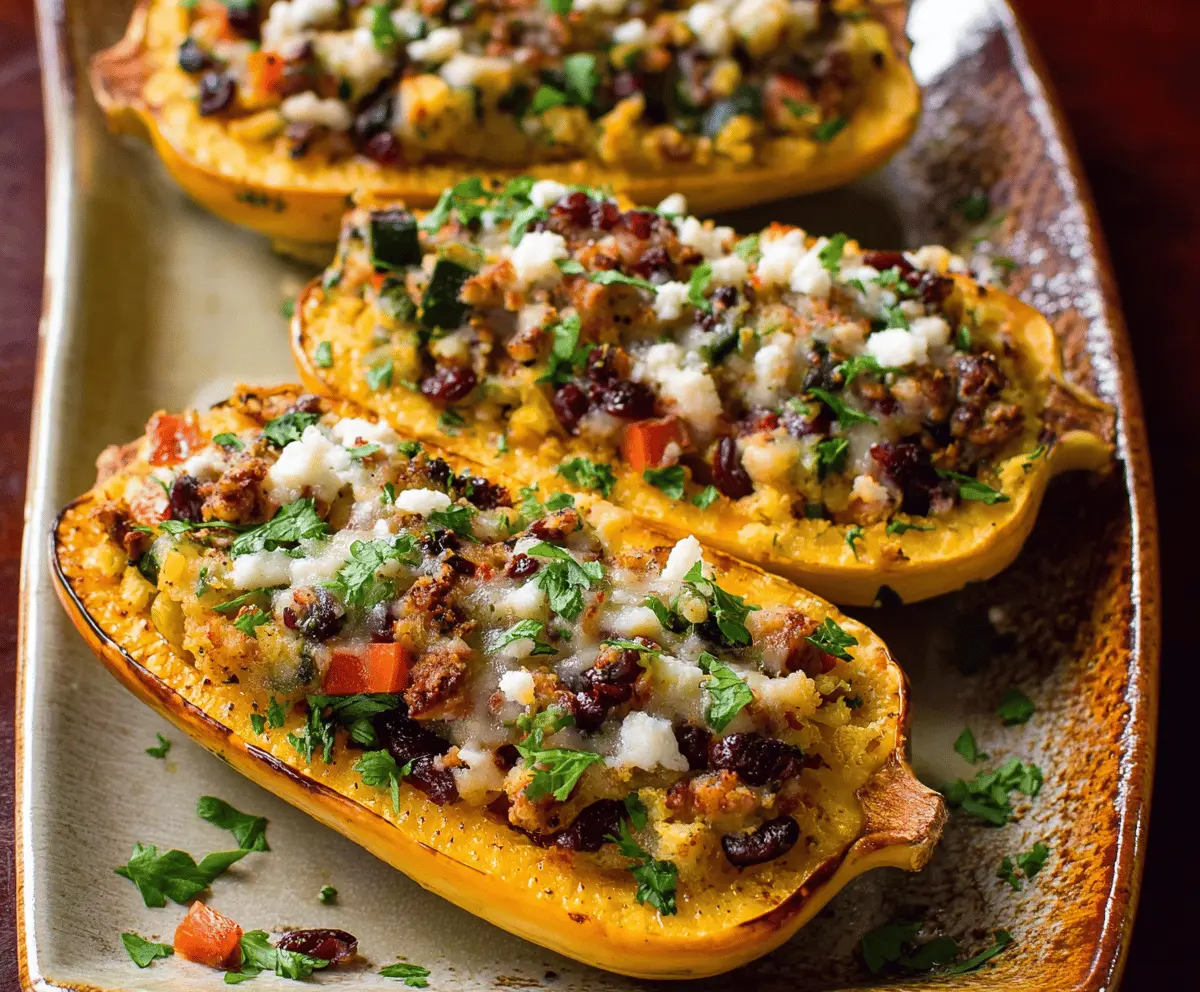 Stuffed Delicata Squash