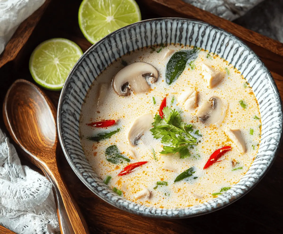 Vegan Thai Coconut Soup