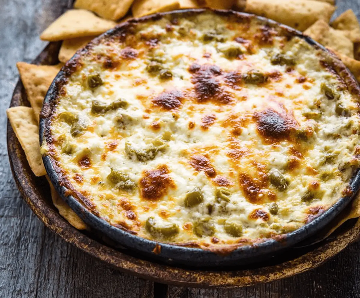 Cheesy Hatch Green Chile Dip