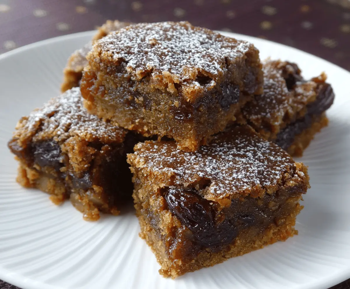 Date and apple squares, a fruit recipe