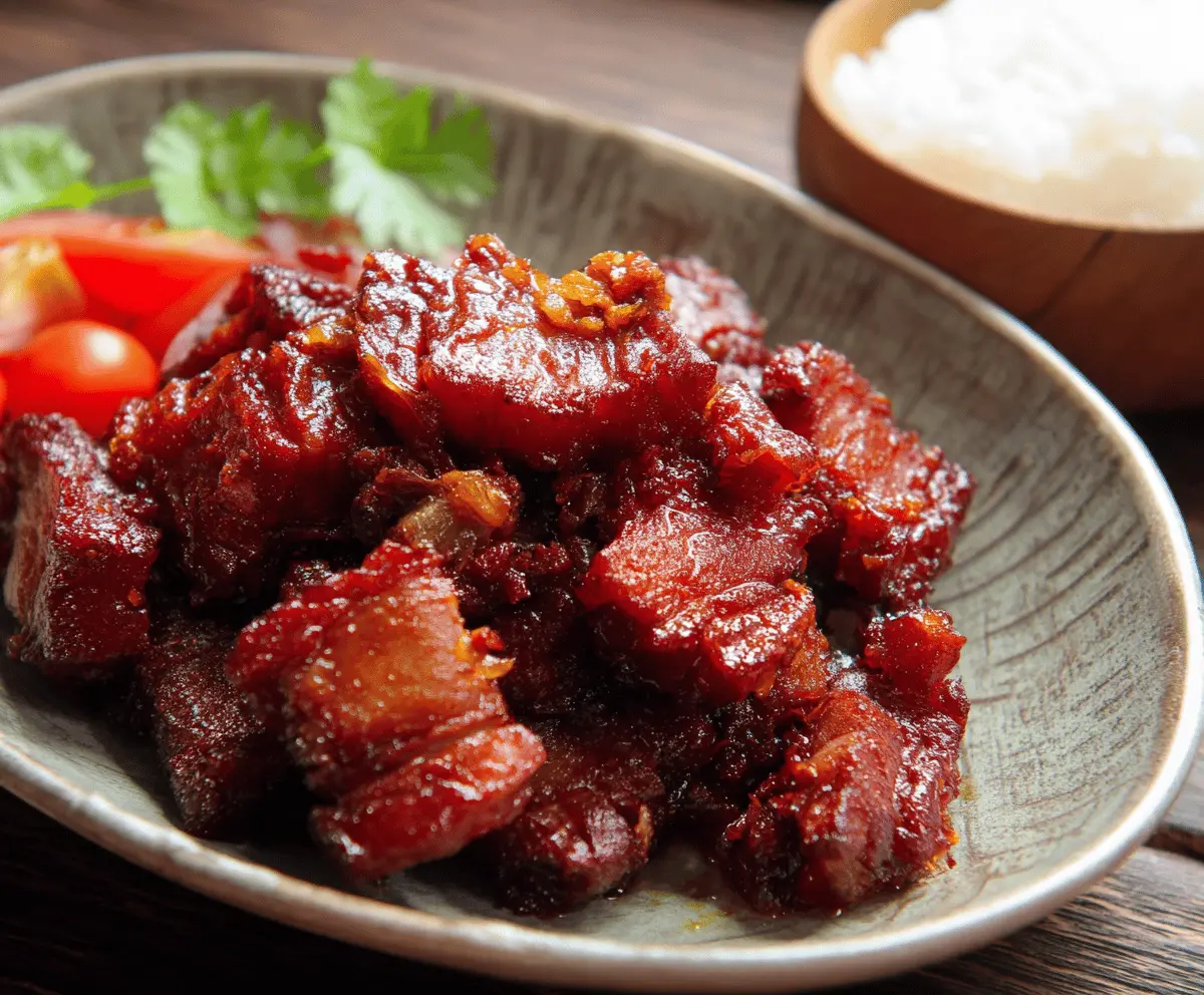 Homemade Filipino Pork Tocino