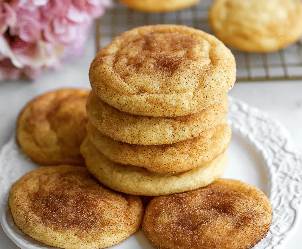 Soft & Buttery Snickerdoodles