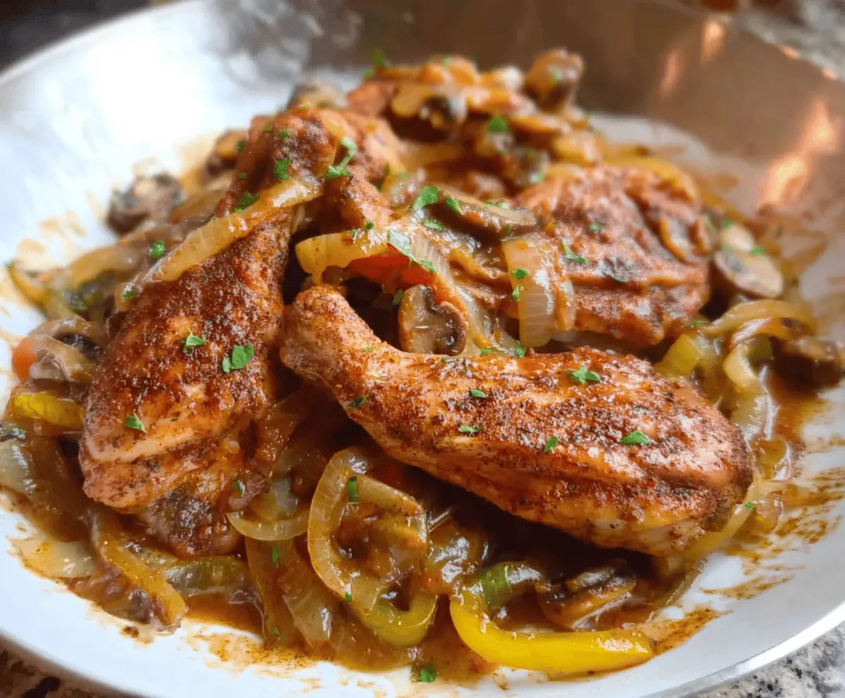 Southern Smothered Turkey Wings with Savory Gravy