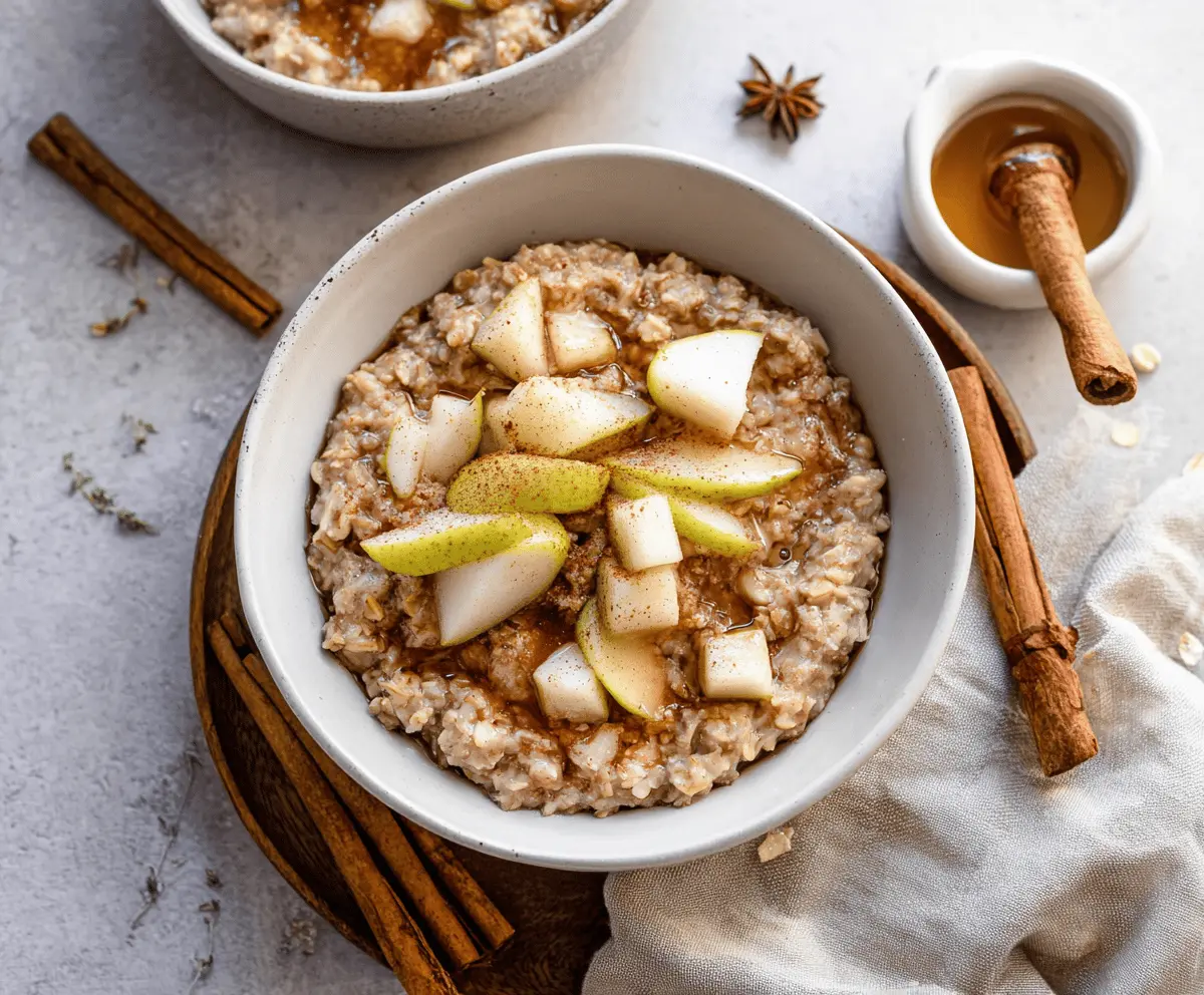Spiced Pear Oatmeal 