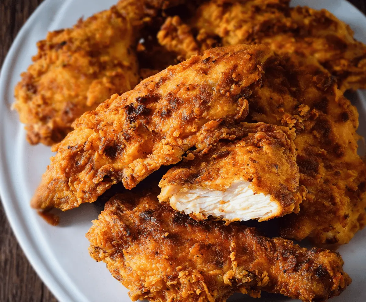Truly Crispy Oven Fried Chicken Recipe