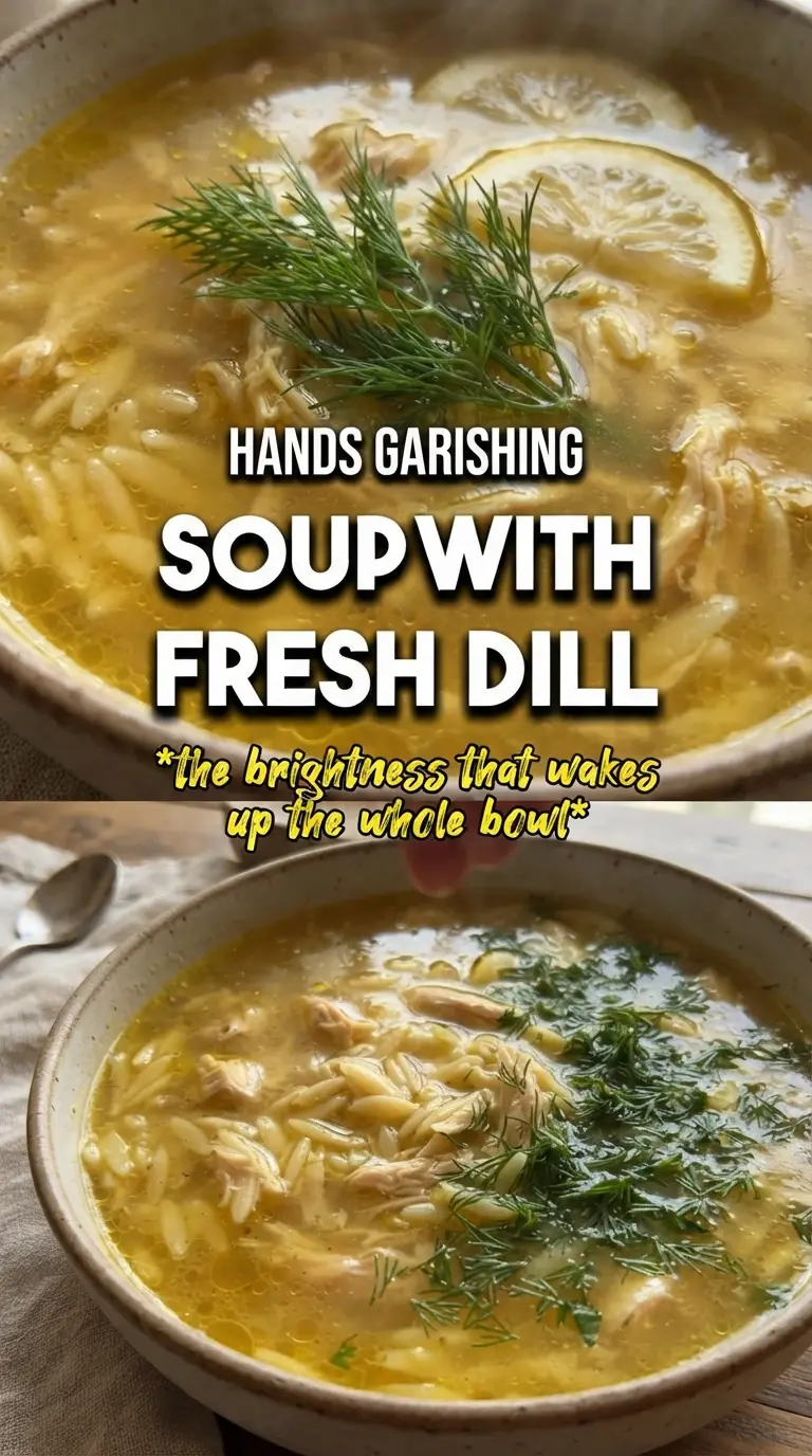 Lemon Chicken Orzo Soup bright lemon-herb broth