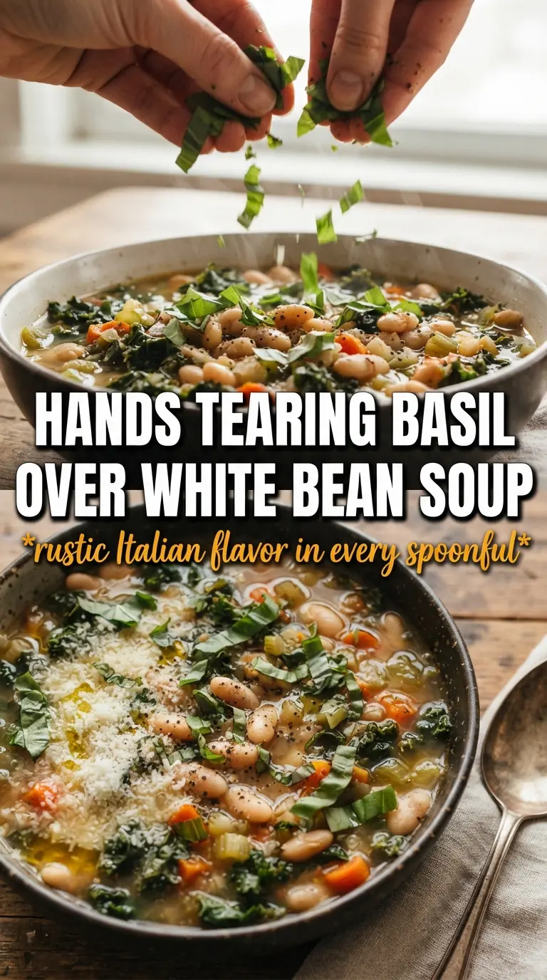 Tuscan White Bean Soup creamy savory hearty
